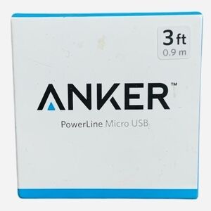 Ankle PowerLine Micro USB 3 Feet Cord Gray USB Charging Cord Charger